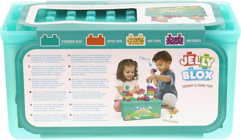 Jelly Blox Goliath Jelly Blox Playground Store & Play Case, 30 Piece Toddler & Preschool Building Blocks, Ouch-Free Tactile & Sensory Play Fidget Toy, Stackable, Squishable & Stretchable Blocks for Children 2+ - Image 3